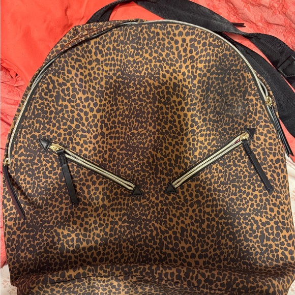 Handbags - Leopard Print Backpack